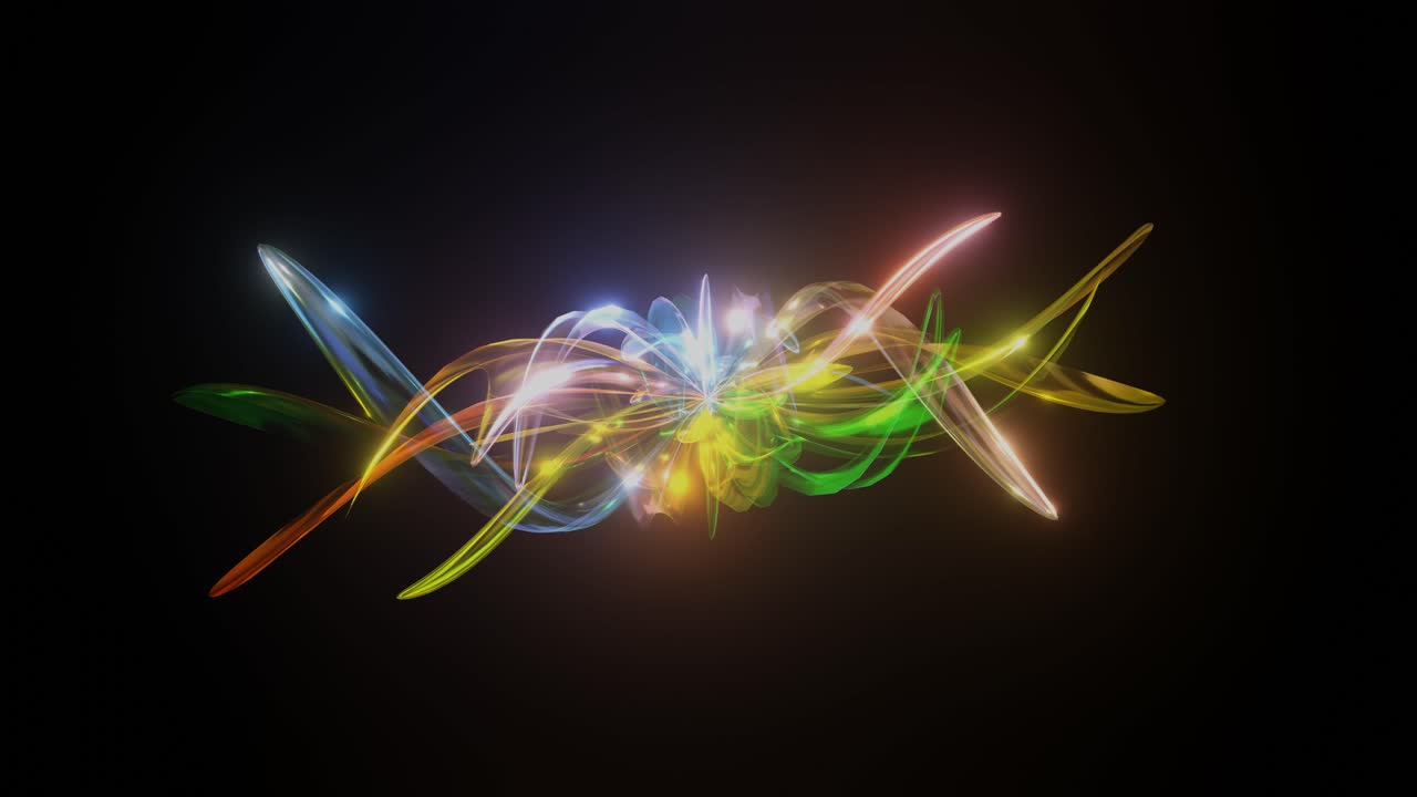 Abstract Holographic flower