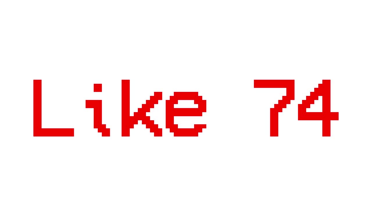 Red Like rising from 0 to 100 - Digital counter number 0-100 - Loading progress bar with percentage - 0-100 Like - Count up From 100 to 0 - Red Text