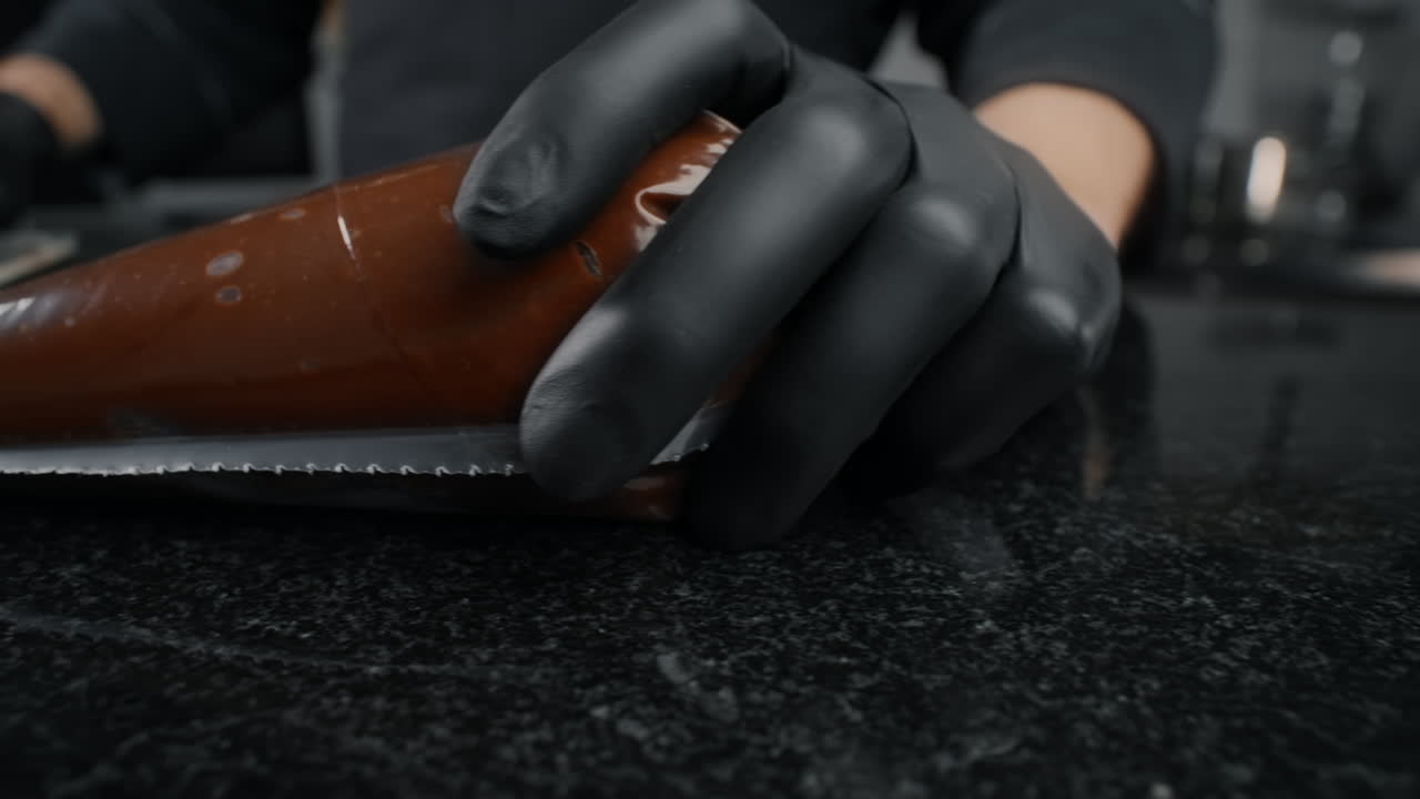 Chocolate Pastry Making Process