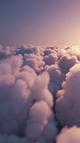 sunrise or sunset cloudscape