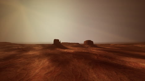 a stunning view of a desert landscape