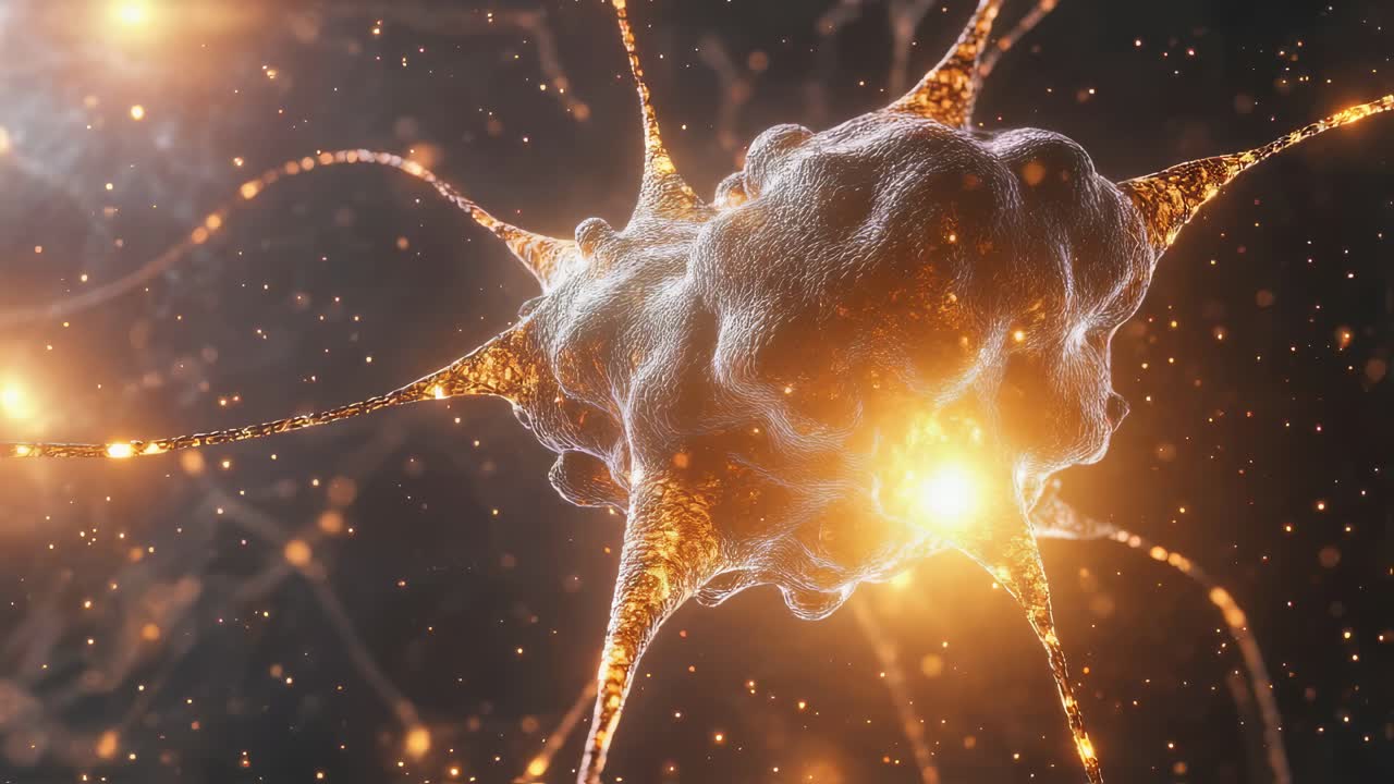 Neural network visualization revealing intricate glowing synapses, illuminating complex brain connections through detailed 3D digital rendering enhancing scientific comprehension