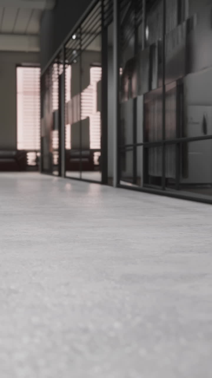 moderno pasillo de oficinas vacío