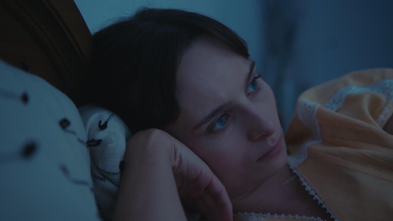 A young woman realises that something is wrong