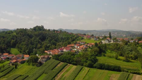 Slovenia-small-village-sunny-day-video