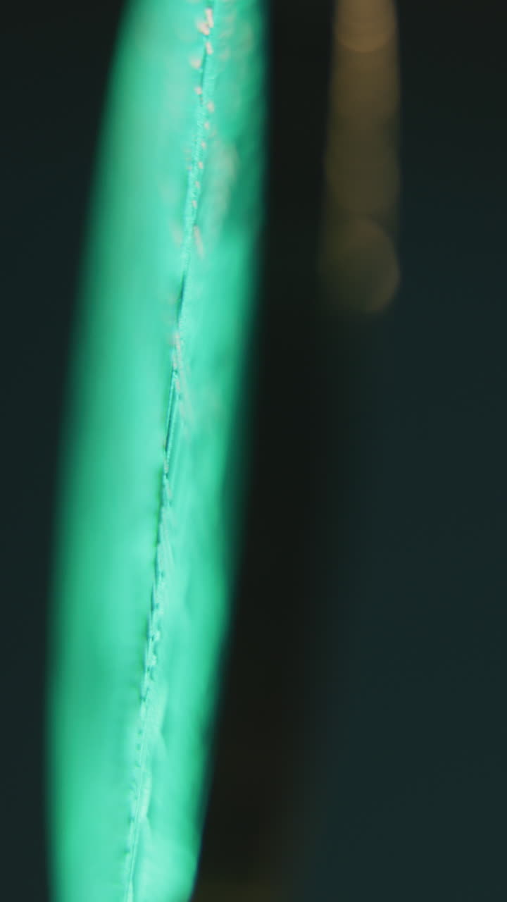 Close-up of a Bitcoin Coin and its Circuit