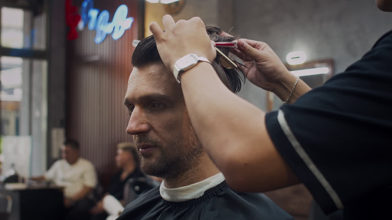 Haircut at the Barber Shop