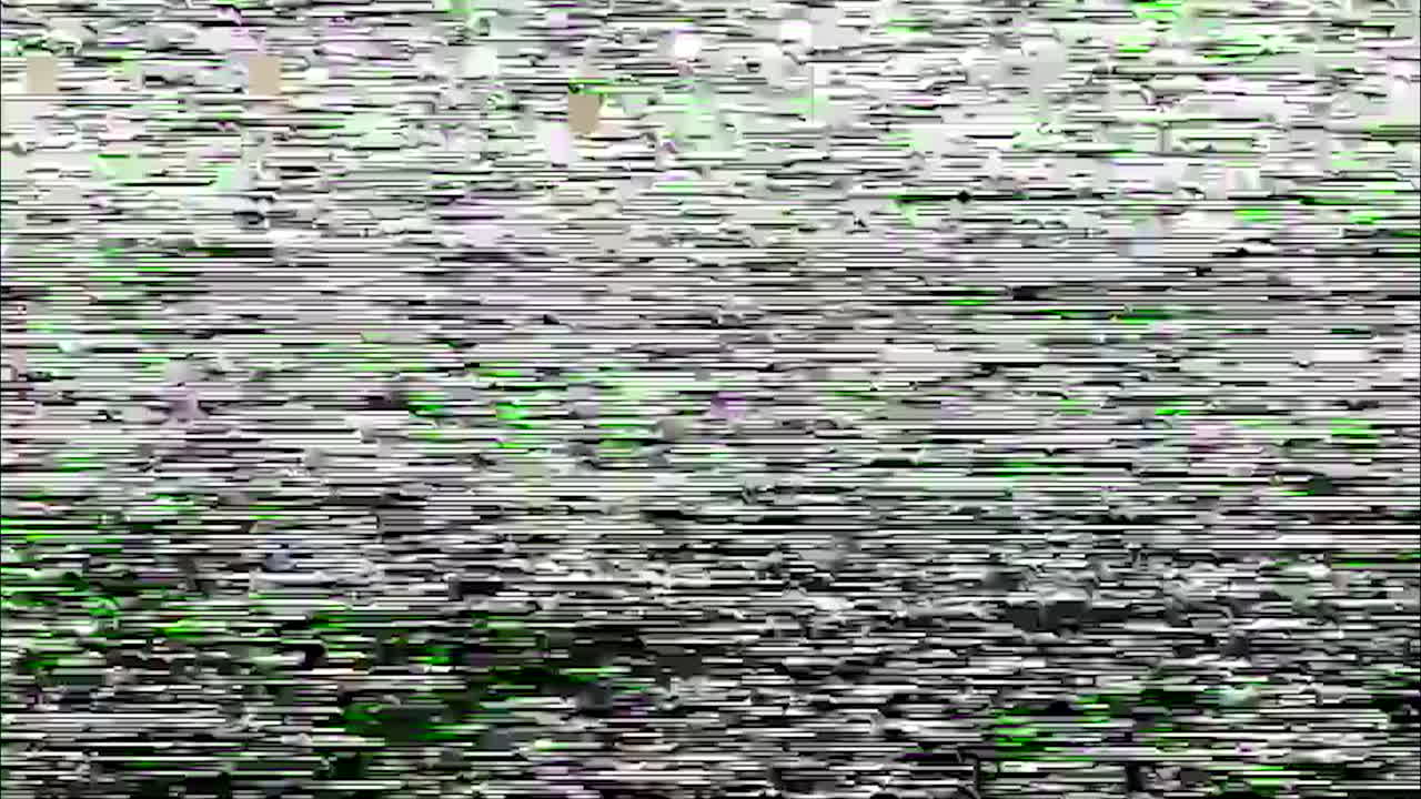 tv estática y ruido fallo en la pantalla de televisión vcr con mala señal