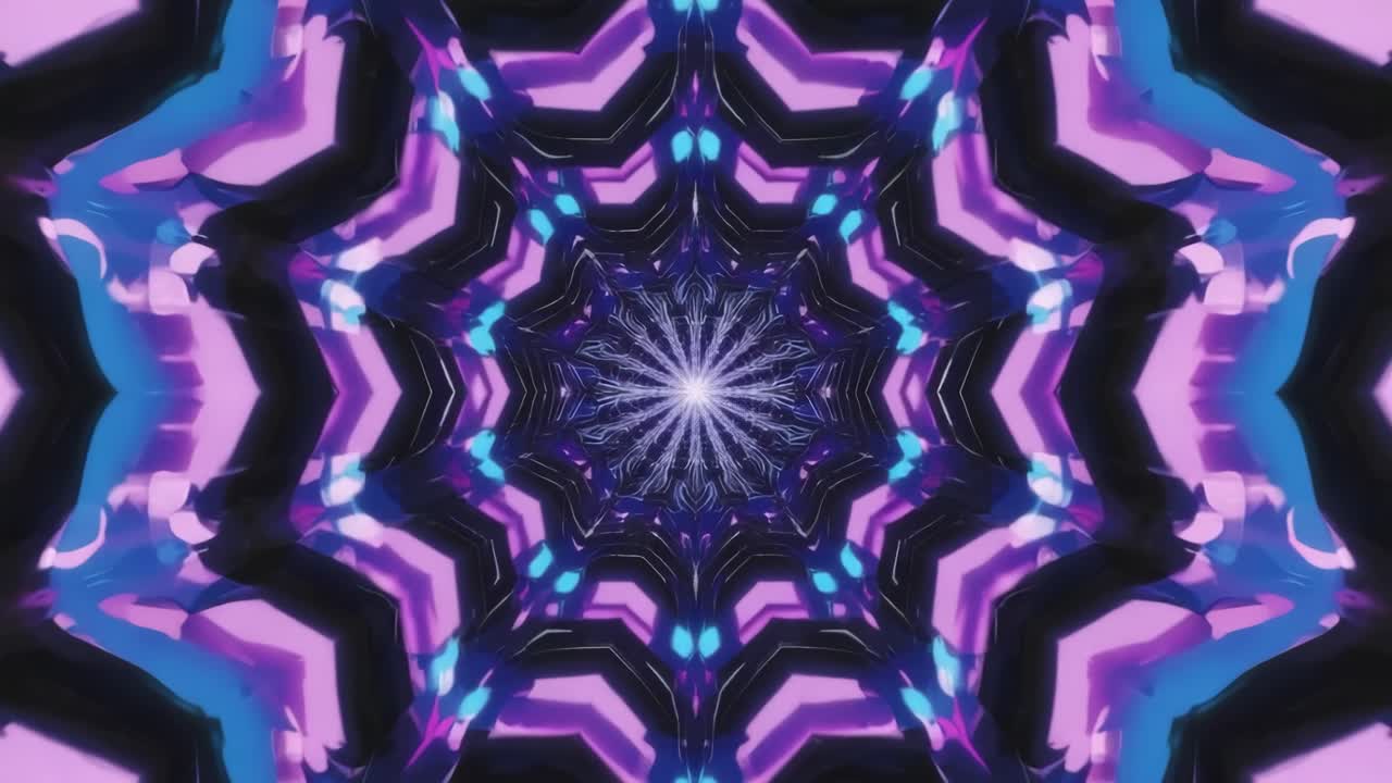 túnel geométrico abstracto