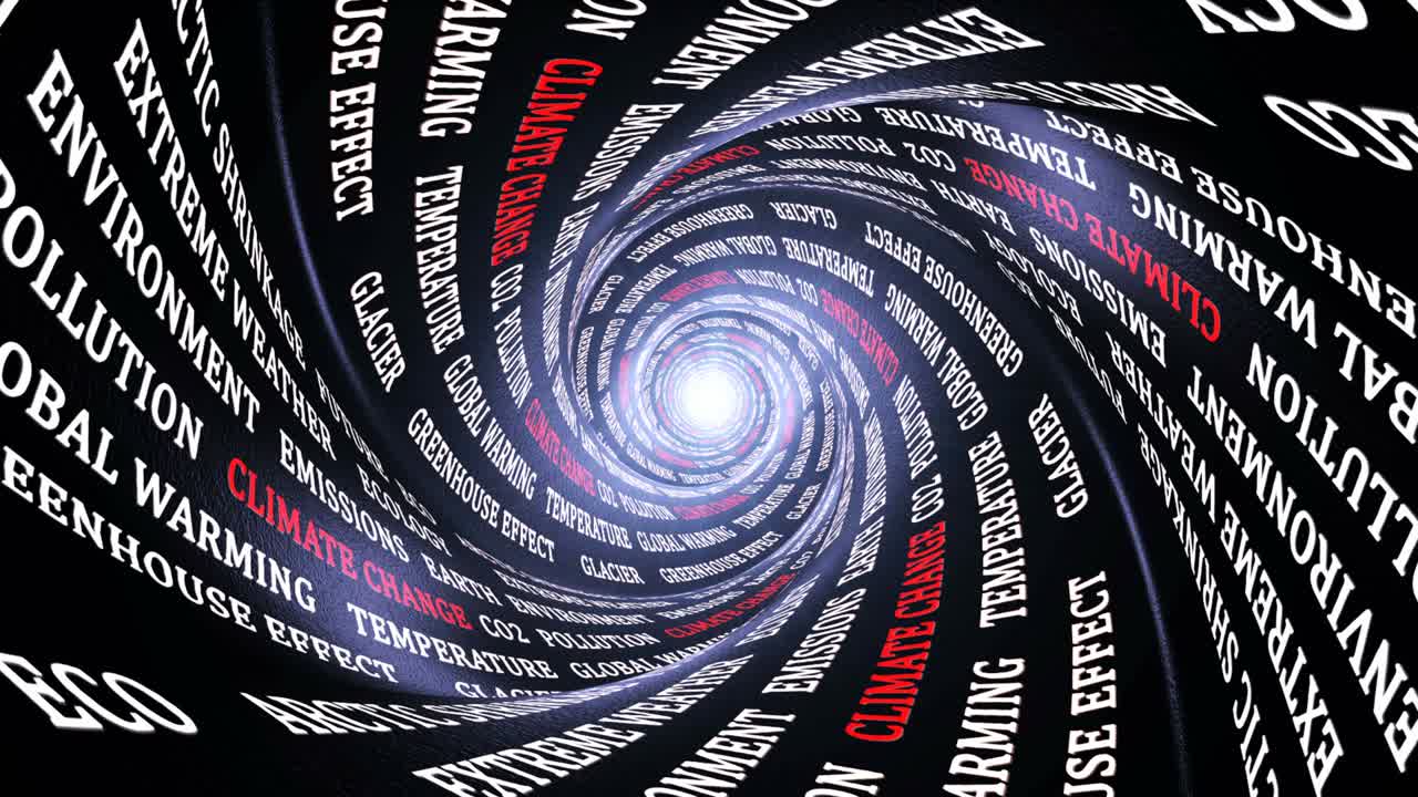 calentamiento global palabras clave animación, fondo, bucle