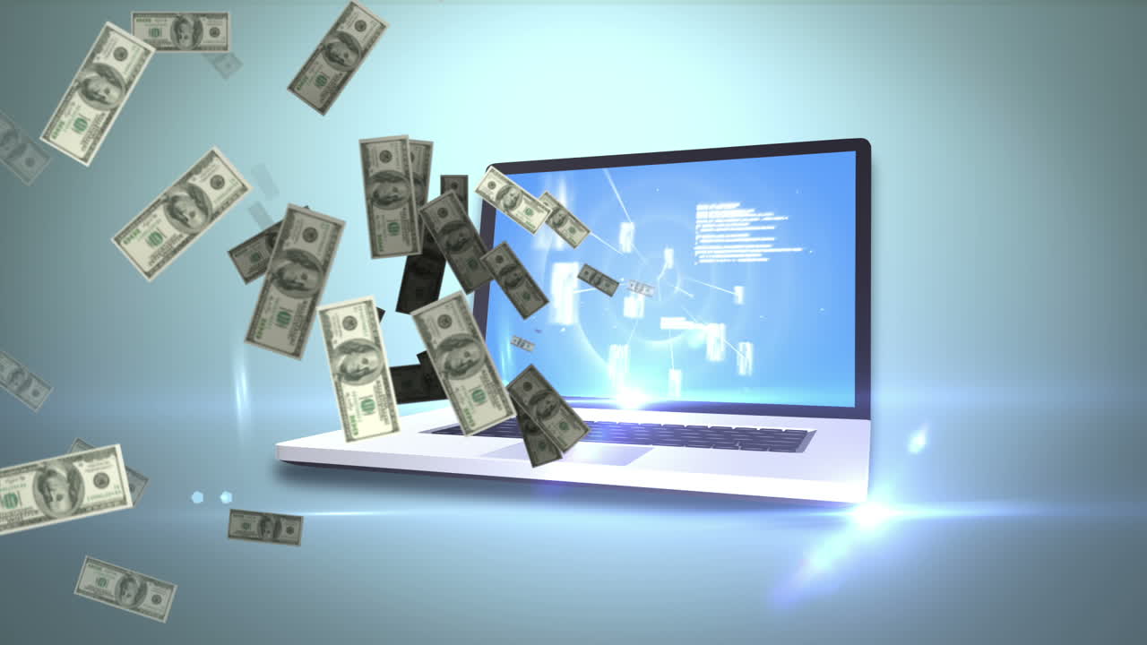 노트북에서 나오는 돈