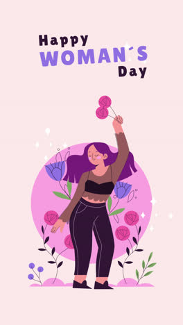 feliz día de la mujer ilustración