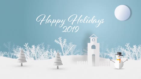Happy-Holidays-2019-written-on-blue-background