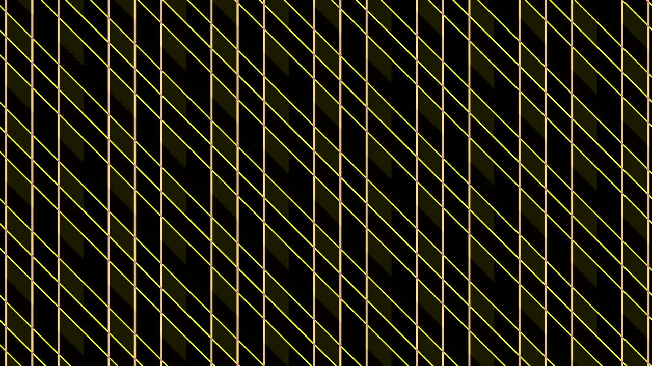 animación compuesta por rayas de colores intersectadas.