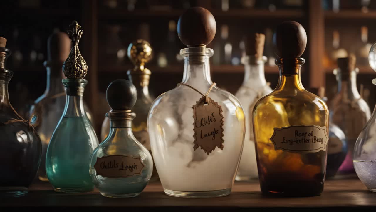 Mysterious Potions and Elixirs Collection