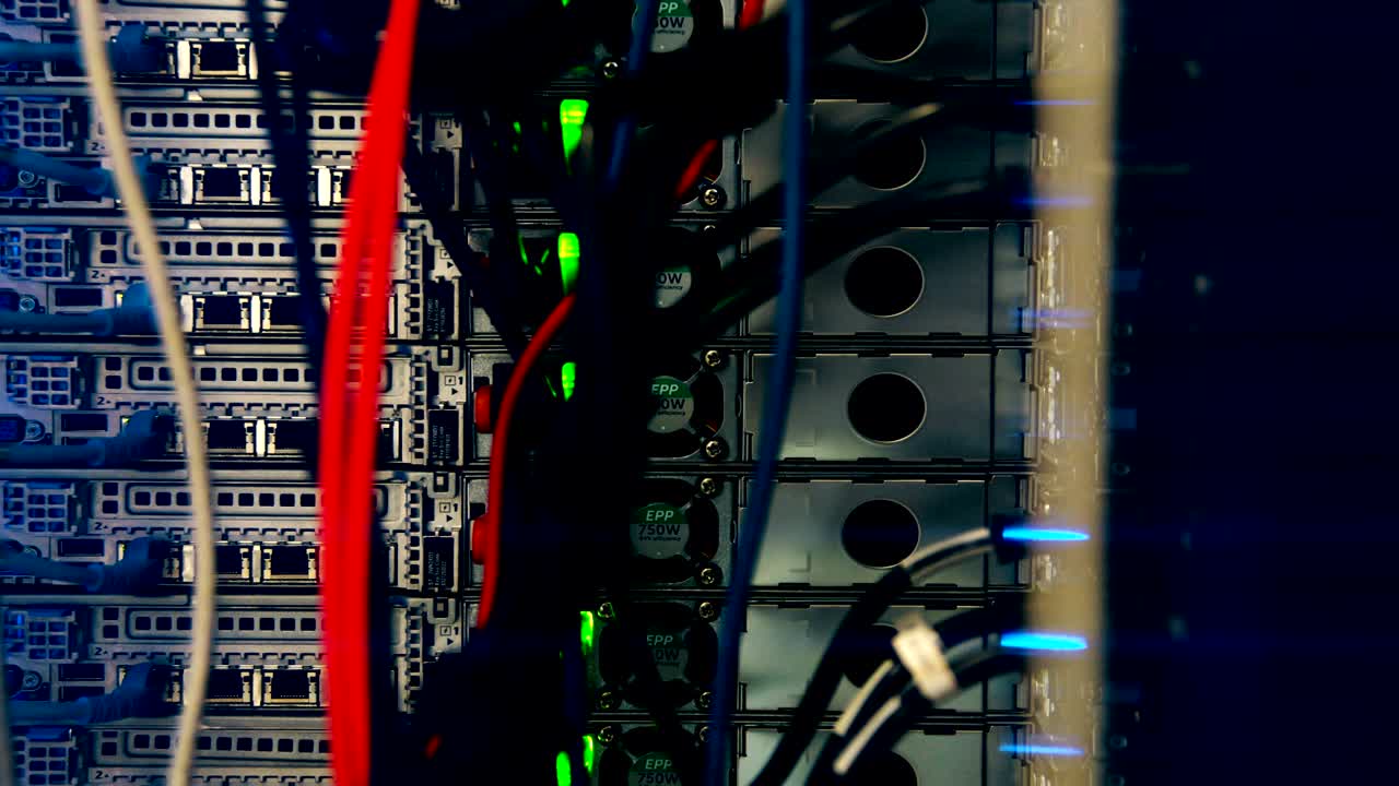 sala de servidores - centro de red de datos