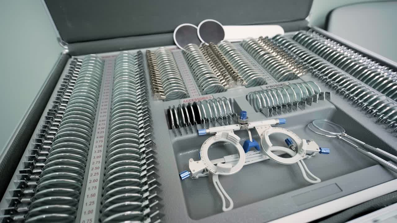 attrezzature di prova dell'optometrista