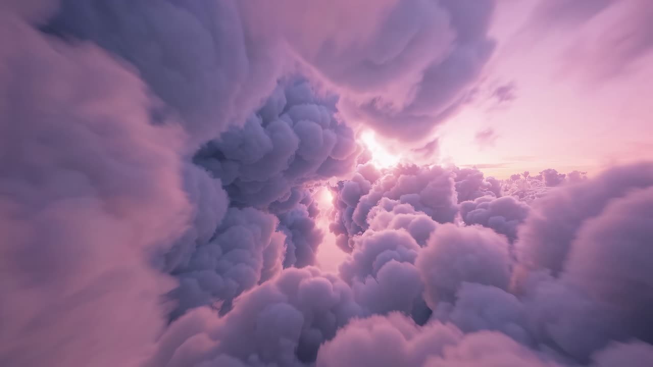 Ethereal Tunnel of Clouds
