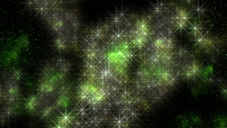 Vibrant-green-and-yellow-star-pattern
