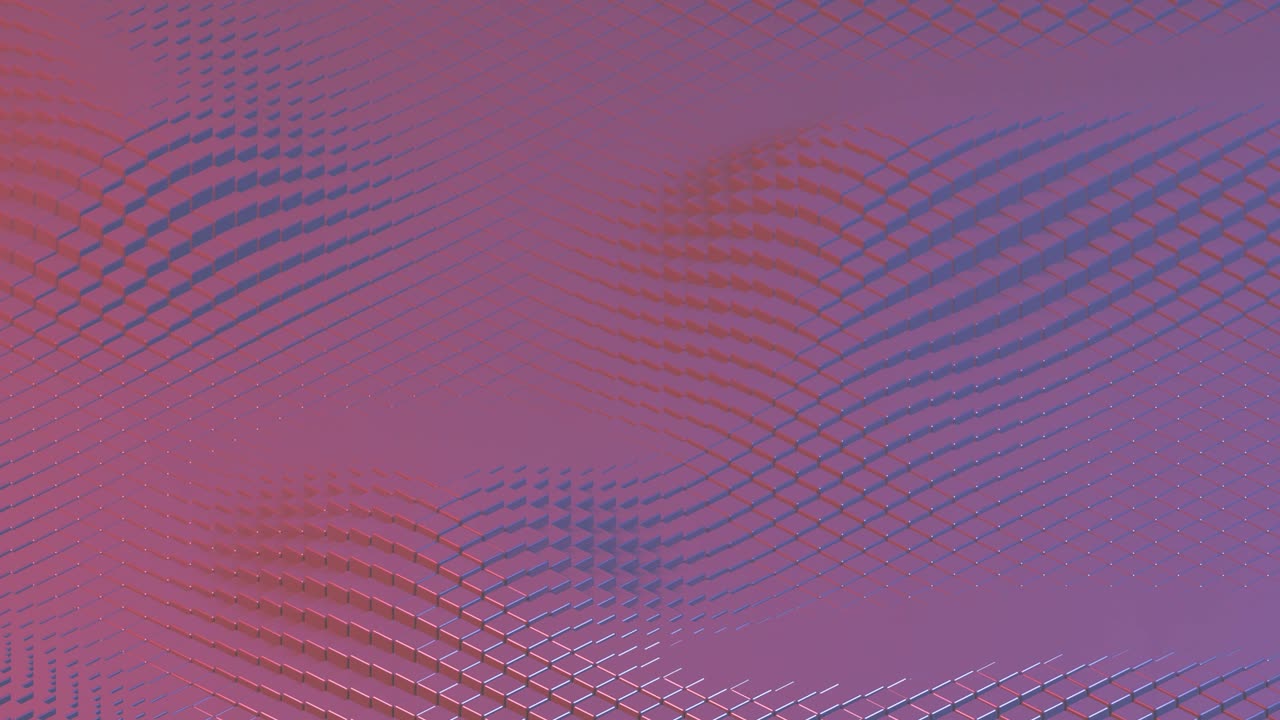 cajas renderizadas en 3d con luces de neón. gráfico de movimiento mínimo animación en bucle sin costuras en colores de moda