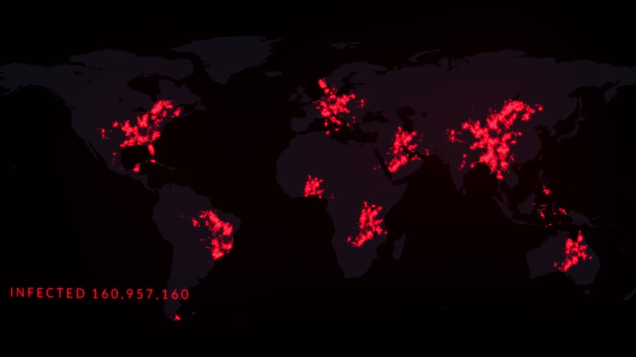 coronavirus covid19 concepto de animación 4k