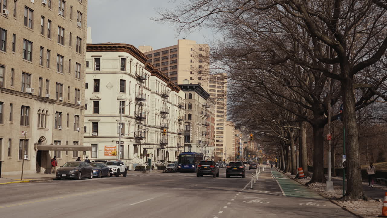City Street Scene in New York
