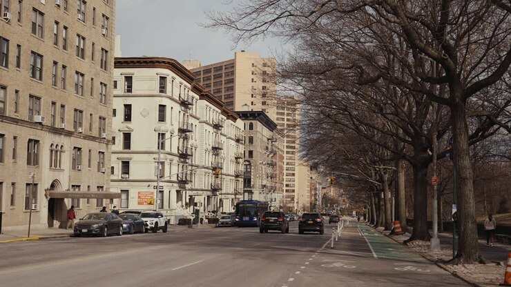 City Street Scene in New York