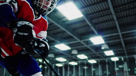 hockey player in action