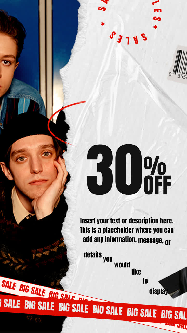 Up to 30% Off Sale Advertisement