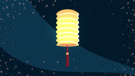 illuminating lantern illustration