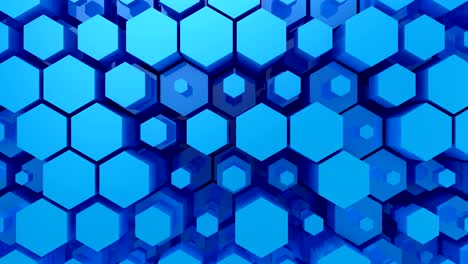 el fondo de los hexágonos