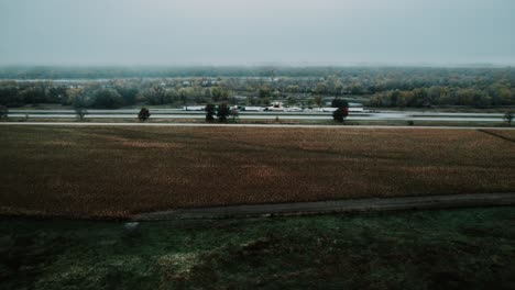 day to night hyperlapse of kearney eastbound rest area in nebraska