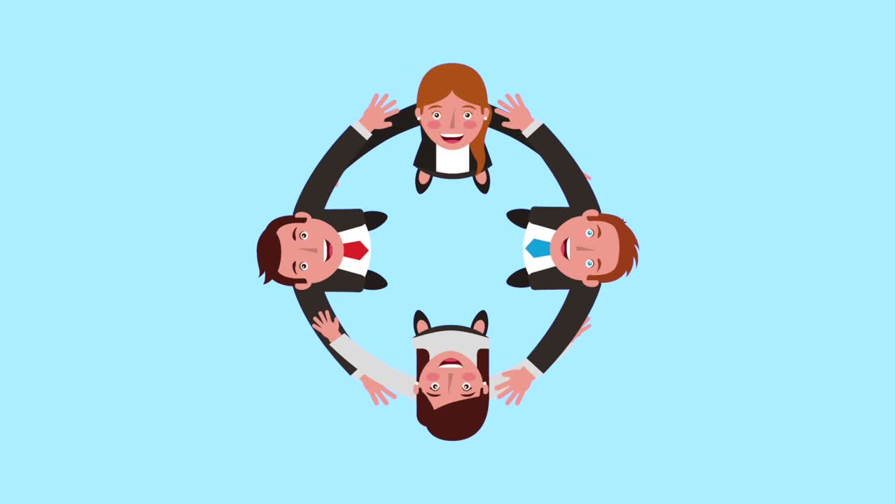 people working process