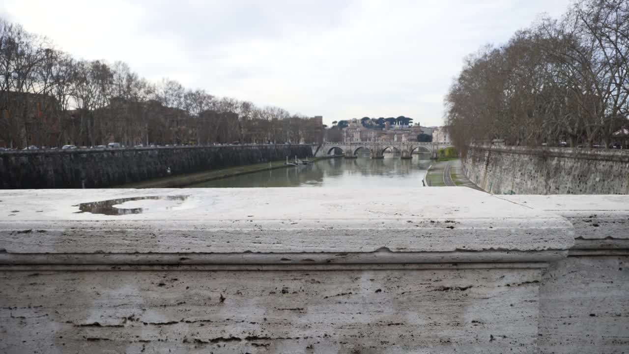 로마 의 티베르 강 의 풍경