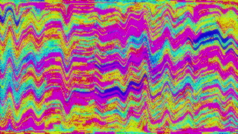 ondas coloridas parpadeando y parpadeando contra un fondo azul