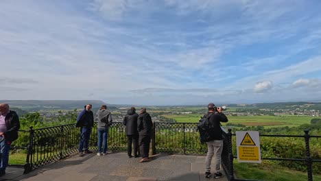 people enjoying the view at stirling lookout