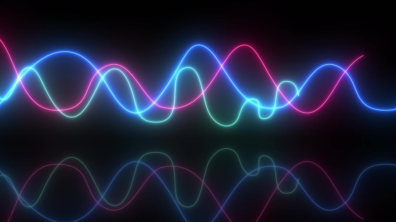 4k 3d through glowing neon lines tunnel violet spectrum fluorescent ultraviolet light modern