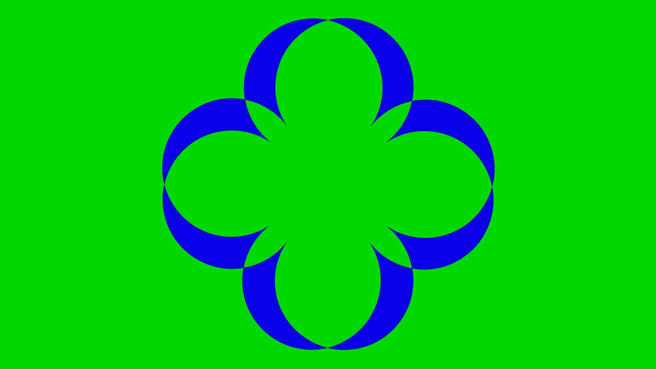 modelo de video 4k con efecto estroboscópico e hipnótico, en formato de video 16: 9.