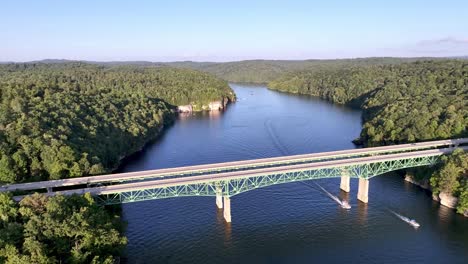 bridge over summersille lake in west virginia