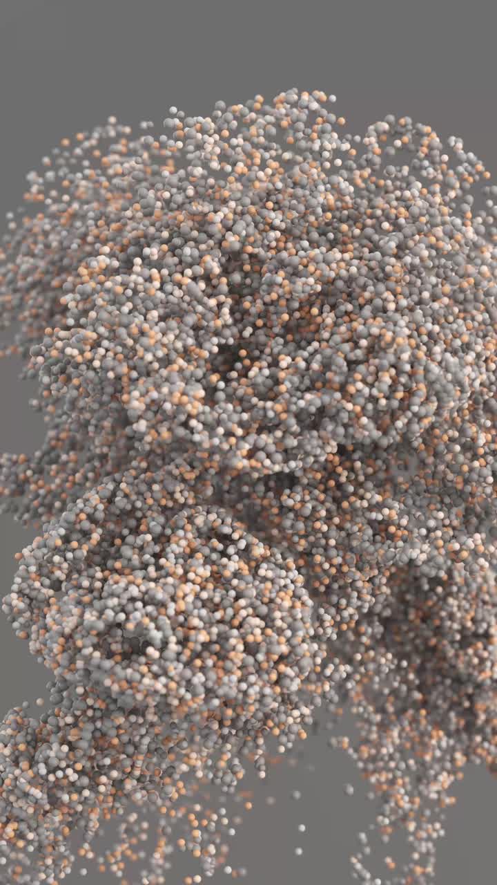 추상적인 흐르는 구