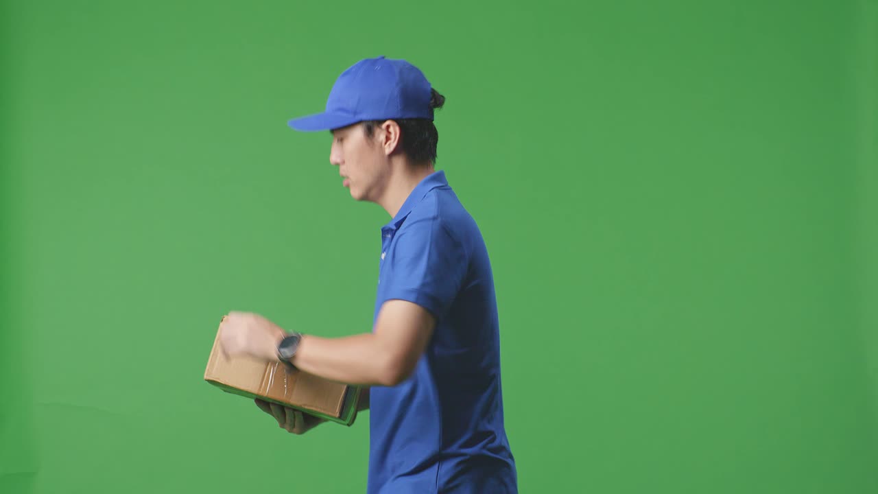 Delivery Person Checking Time