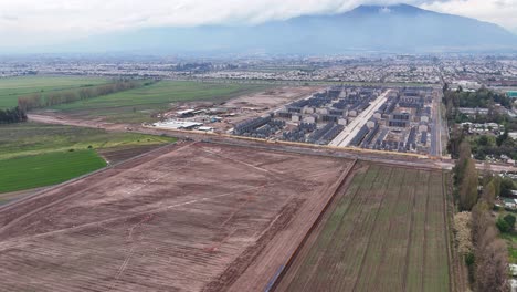 flat land for the construction of social housing and avenues of la platina, la pintana commune, metropolitan region, santiago de chile