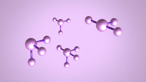 Animation-of-macro-of-molecules-on-purple-background