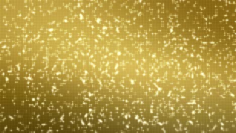 abstract golden reflectors dot glitter and sparkles seamless loop, gold holiday happy new year disco party and nightclub background