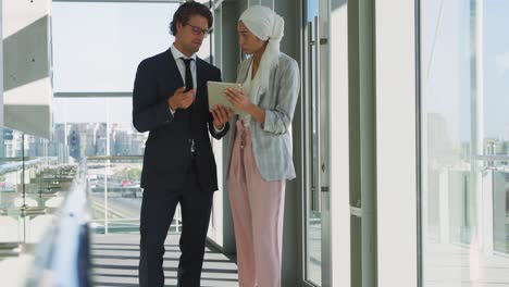 young business people meeting in a modern office