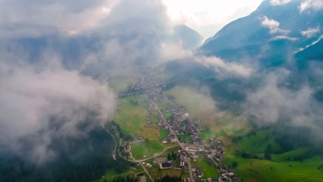 sappada italy north-eastern corner of the dolomites alps. aerial fpv drone flights.