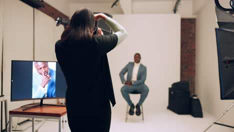 behind the scenes of a fashion photoshoot