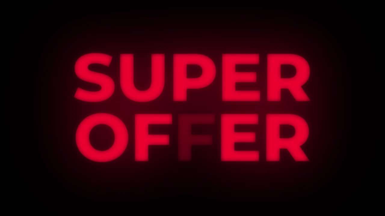 Super Offer Neon Sign