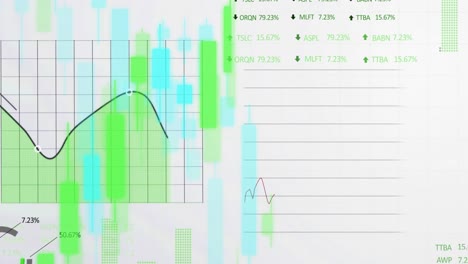 Animation-of-data-processing-over-white-background