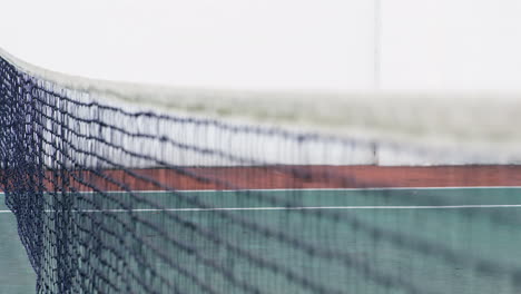 net on tennis court 4k